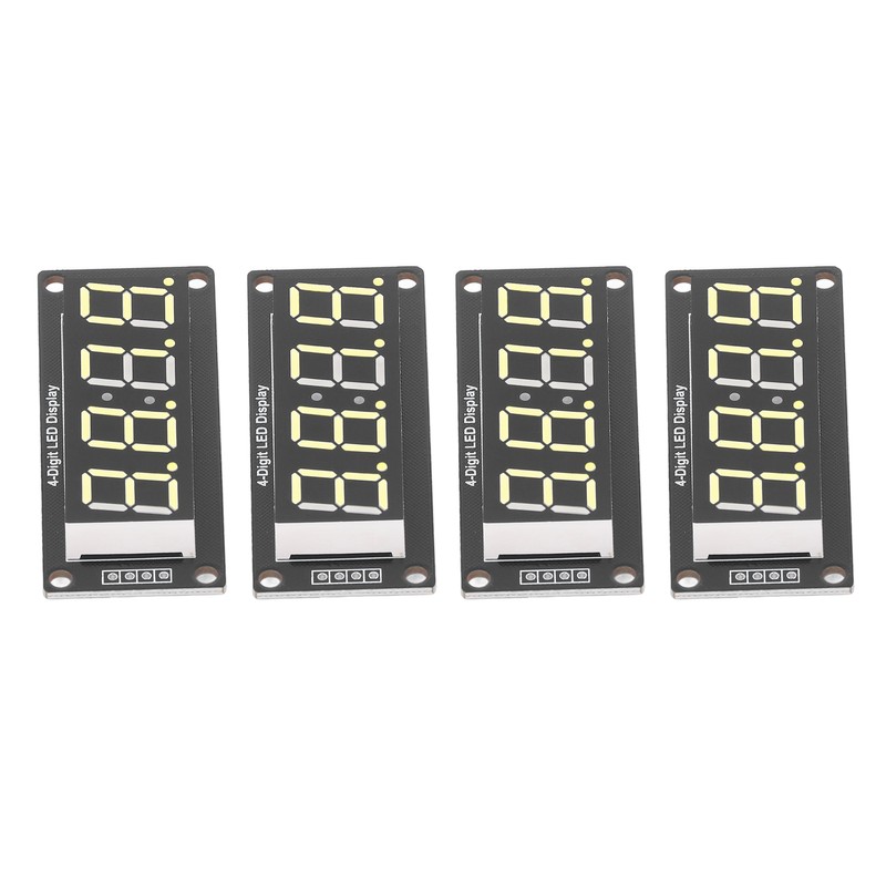 4 Set 4 Digit Digital Tube LED Display Board 7