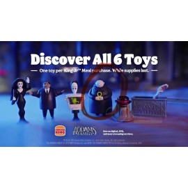 Burger King Junior Kids Meal The Addams Family Uncle Fester Toy 2024
