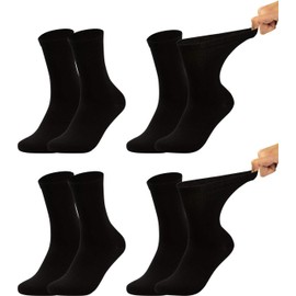 Vitasox Men's Extra Wide Health Socks Sensitive Without Rubber Pack of 4, 6, 8 - 39/42