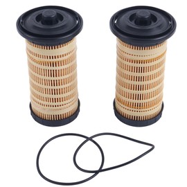 DVPARTS 2X Fuel Filter & Seal Set 3611274 3577745 4461492 Compatible with Perkins 850 854 1100 1200 Series 854E-E34TA 854F-E34T 1104D-E44T 1106D-E70TA 1204E-E44TA 1204F-E44TA