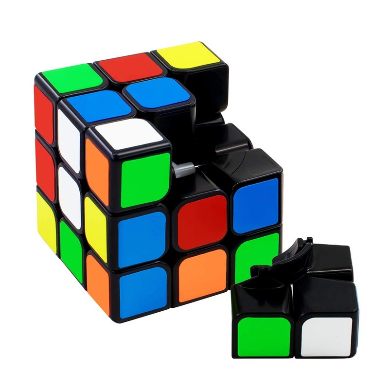 VFunix 2x2 Speed Cube with Storage Pouch, Stickered Edition 2.0,