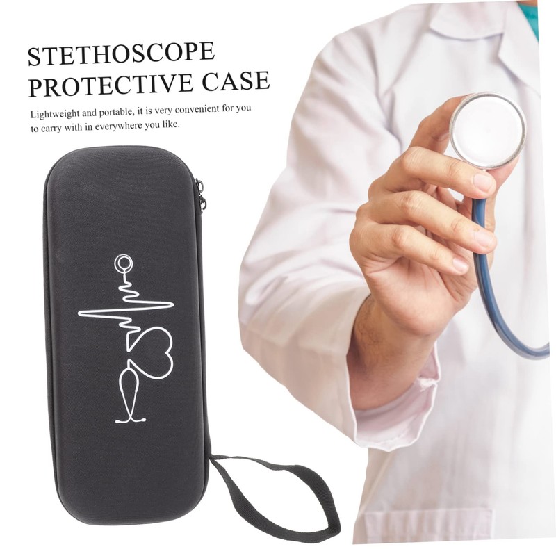 IWOWHERO Stethoscope Carrying Case Shockproof Nurse Accessories Storage Bag Lightweight