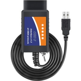 Comforty OBD2 Adapter - USB Scanner with MS-CAN/HS-CAN Switch - Professional OBDII Diagnostic Scan Tool for Ford and Mazda V1.5