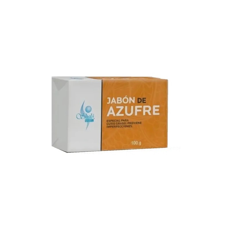 Jabón Azufre Sheló Nabel 100g Anti-imperfecciones Cutis Graso Cuerpo