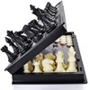 QuadPro 3 in 1 Magnetic Chess Checkers Backgammon Board Game