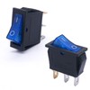 Twidec/5Pcs Rocker Switch Toggle AC 20A/125V 15A/250V SPST 3 Pins