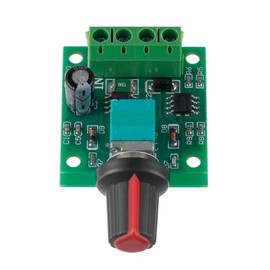 BOJACK Low Voltage DC Motor Speed Controller PWM 1.8v 3v 5v 6v 12v 2A 30W Adjustable Driver Switch 1803BK 1803B (Pack of 2 Pcs)