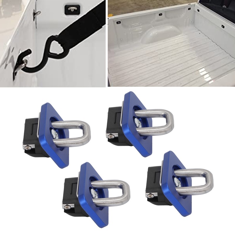 4pcs Truck Bed Tie Down Anchors 1000 LBS Bearing Stainless