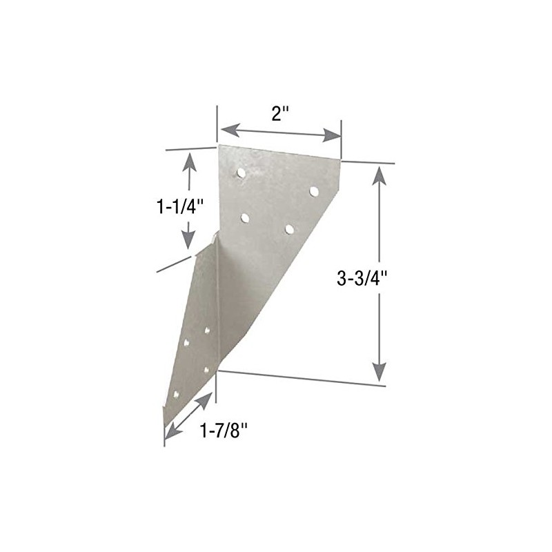 316 Stainless Steel Hurricane Ties H4 18 Gauge H4SS USA