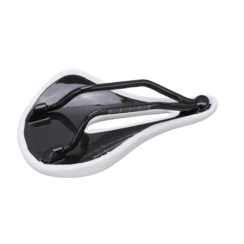 155mm Widen Carbon Fiber Leather Bicycle Saddle Cushion Hollow Cycling