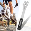 Oumers Bike Pedal Wrench, Bicycle Pedal Removal Spanner with Extra