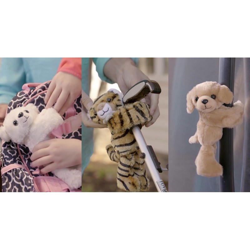 Wild Republic Huggers Plush Animal Slap Bracelet, Toy Gift, Large