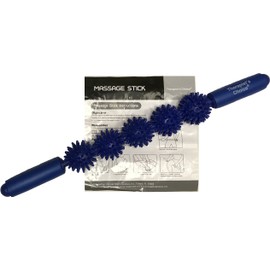 Therapist's Choice® Muscle Roller Stick 3000: Ergonomic Padded Grip 5 Spiky Balls Massage Stick