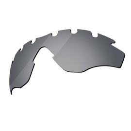 Boldbright 1.8MM Replacement Lenses Compatible with Oakley M2 Frame Vented Sunglasses - Silver Titanium