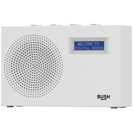 Bush Compact DAB/FM Radio – White