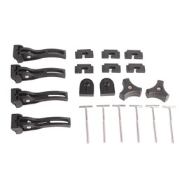 Ausla Universal Aluminum Clamp Set for Hard Trifold Tonneau Cover, Triangular Screw, Front Clamp, Rear Clamp, T Bolt