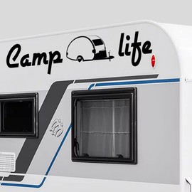 Campervan Outdoor Motorhome Camper Van Vinyl Decal Sticker Camp Life