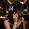 4Pcs Fabric Wrapped Hair Claw Clips for Women, Large Non-Slip
