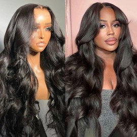 olimaruly 18 Inch Body Wave Wig Human Hair 5x5 HD Lace Closure Wigs Human Hair Glueless Wigs Human Hair Pre Plucked 180% Density Wig Lace Front Wigs Human Hair Ready to Wear Wigs Glueless Human Hair