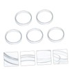 KICHOUSE Glass Design Petri Dishes Flat Bottom 100mm High Borosilicate