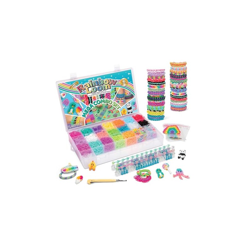 Rainbow Loom - Mega Combo Set de ligas de colores
