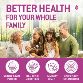 Bacillus Subtilis Spore Based Probiotic — High Potency Strain with Prebiotic for Balanced Belly | Daily Gut Health & Microbiome Support for Family | 6 Billion CFU Per Day | 90 Vegetarian Capsules