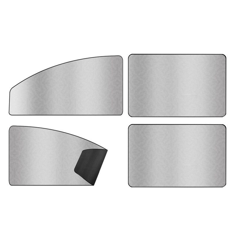 ZATOOTO CT96-S Magnetic Car Curtains, Set of 4, 99.9% Light