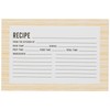 C.R. Gibson Q12-24440 Bloom Double Sided Recipe Card Set, 4"