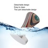 Colorful Wood Coffee Flat Tamper Stainless Steel Base Powder Hammer