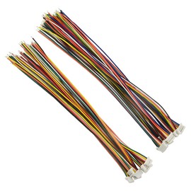 XINGYHENG 28Pcs 1.0mm 6P 7P 8P 9P Connecting Plug with 15cm Terminal Connector Wire Cable for Light Strip 5.9’’ Compatible with JST SH (6P-9P)