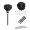 QUARKZMAN 4 Sets Knurled Buttons Thumb Screws with Nuts Washers