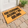 Funny Welcome Doormat with Rubber Back 18"(W) x 30"(L)Things to
