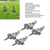 4Pcs Garden Gnome Plant Markers Durable Rustproof Decorative Metal Plant