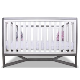 Guardmax Jersey Knitted Mini Crib Size Zippered Mattress Encasement - Waterproof & Bed Bug Proof Mattress Protector - Comfortable, Soft, and Noiseless Zippered Bedding - Dust Mite Proof (24 x 38 x 3)