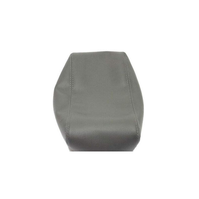 Fits 2005-2012 Nissan Pathfinder Real Gray Leather Center Console Lid