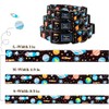 Roses&Poetry Dog Collar with Colourful Star Patterns, Adjustable Durable Puppy