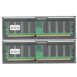 2Pcs Memory Module Desktop Computer Double‑Sided 16‑Grain DDR 1GB 400MHZ PC‑3200