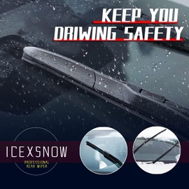 Lazipa 26+17+12 Premium All-Season Windshield Wiper Blades Replacement for Nissan Rogue 2021-2015, for Pathfinder 2019-2013 J/U Hook (26 17 12 Inch Set)