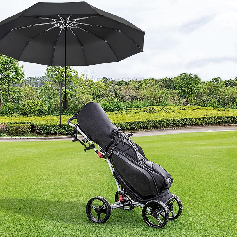 XLINGZA UPF 50+ Beach Umbrella with Adjustable Universal Clamp