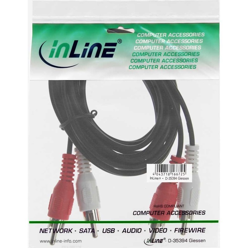 InLine 20 m 2 x RCA M/M 20 M 2