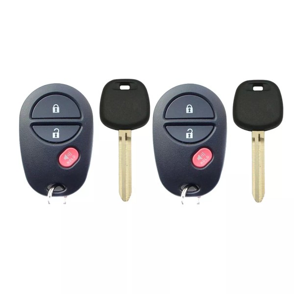 AKS KEYS 2 Replacement for Toyota Sequoia 2008 2009 2010