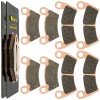 Caltric Front Rear Brake Pads for Polaris Ranger 900 2011-2014 / Ranger XP 900 2013-2019