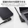 Elecom Type-C Adapter, L-Shaped Horizontal USB-C to C Converter, USB3.2