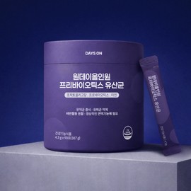 Days On [Whole family composition] Season 4 Days On One Day All in One Prebiotics Lactobacillus 90 packets / [온가족구성] 시즌4 데이즈온 원데이올인원 프리바이오틱스 유산균 90포