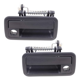 Brock Replacement Pair Set Outside Exterior Textured Door Handles Compatible with 91-96 Dakota Pickup Truck 55027509 55027508