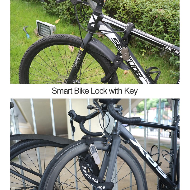 Chain Lock with Key eLinkSmart Waterproof Bicycle 100CM Chain Lock