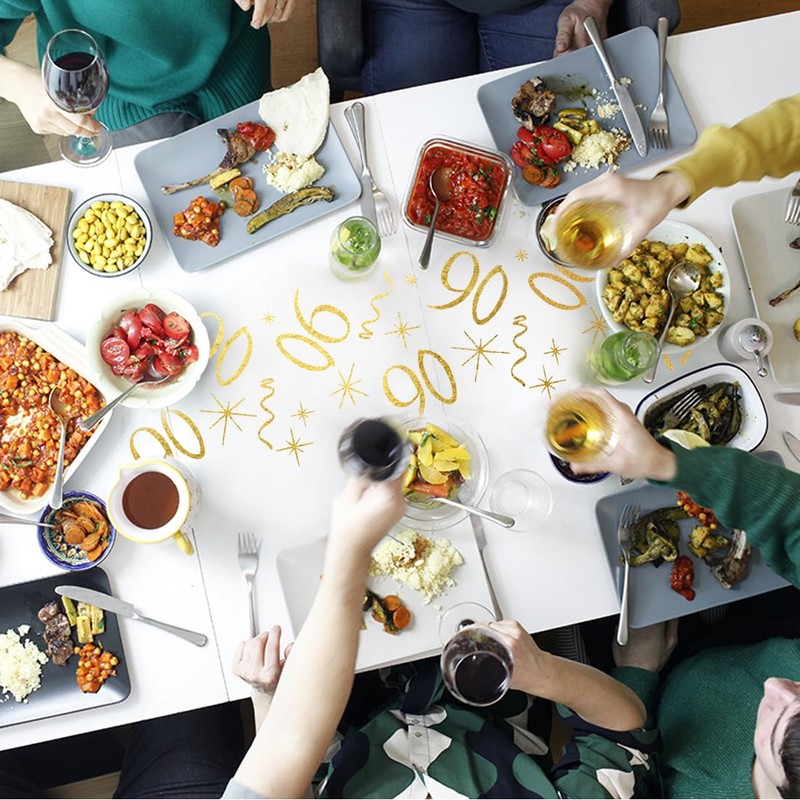 Gold Table Decoration, Birthday Decoration, Table Runner, Table Runner for