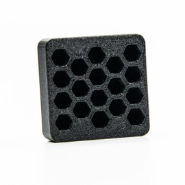 BOB'S TOOL COMPANY | 1/4" Hex Driver Bit Organizer | 18 Hex Slots | 1X1 42mm Gridfinity Compatible | 3-Pack