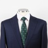 The Shirt Studio Green Bee Motif Automatic Tie