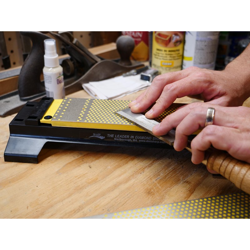 DMT WM8FC-WB 8-Inch Fine/Coarse DuoSharp Plus Bench Stone with Base